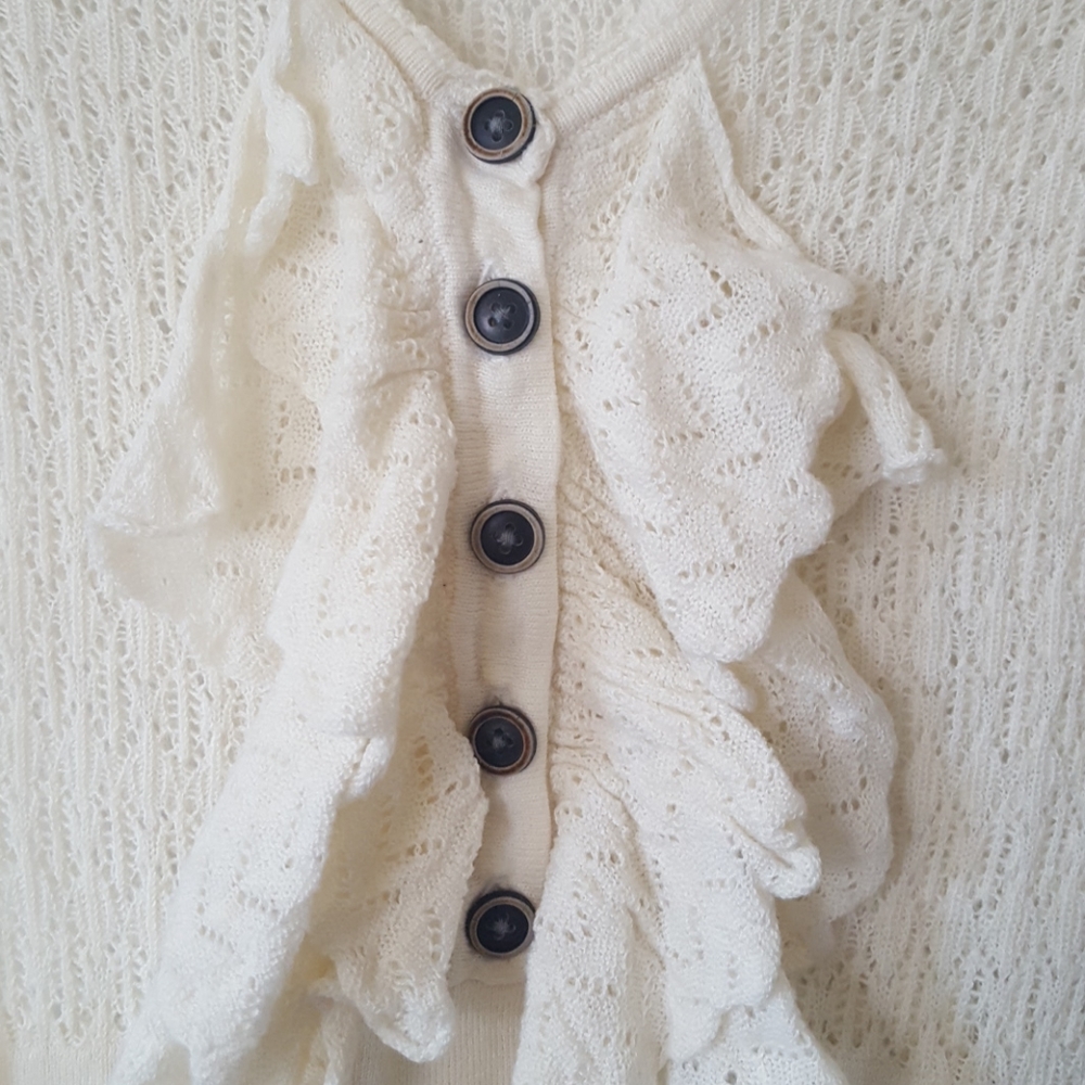 Free People Knit Ruffle Top - Picture 2 of 4